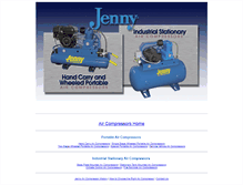 Tablet Screenshot of jennyproductsinc.com